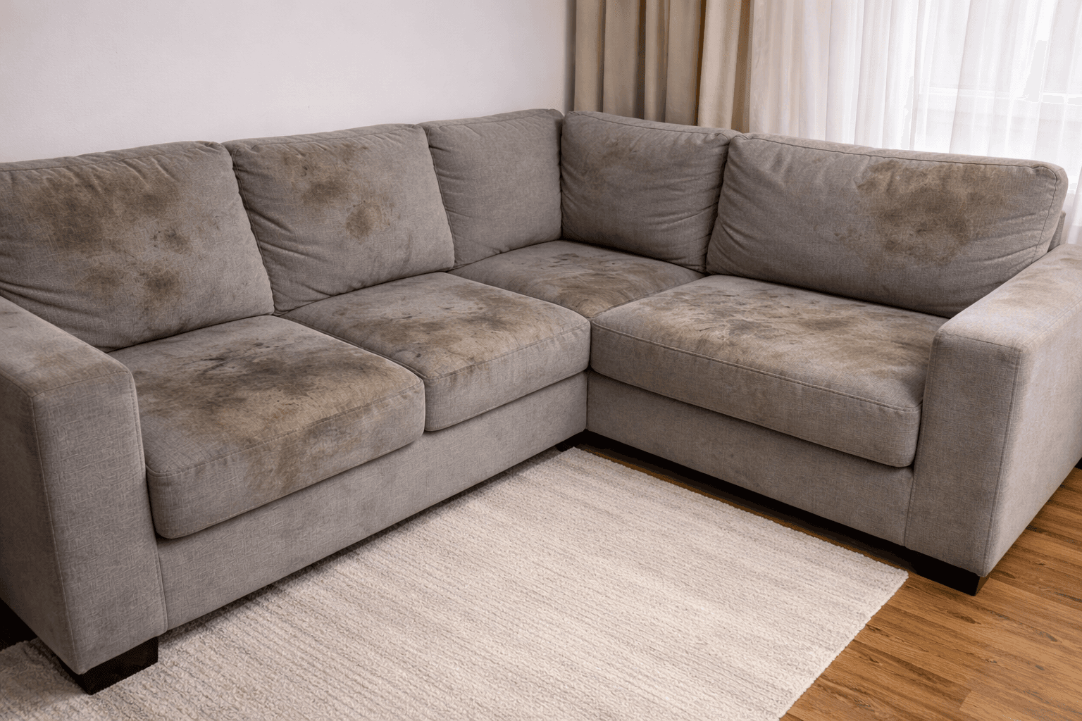 Estofado antes da limpeza